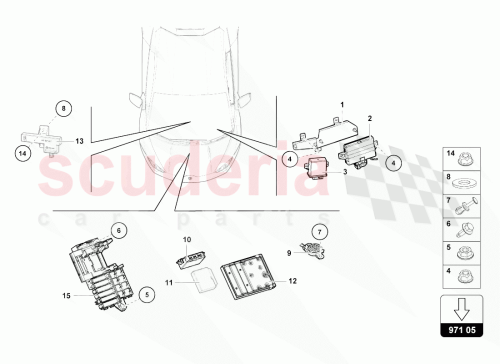 Part Diagram for Lamborghini 400864179B