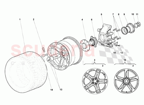 Part Diagram for Lamborghini WHT001161
