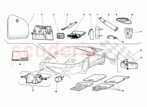 Part Diagram for Lamborghini 0048007792