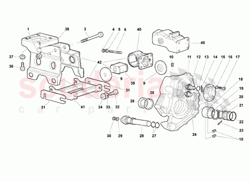 Part Diagram for Lamborghini 008931415