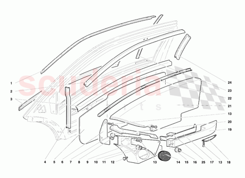 Part Diagram for Lamborghini 009421711