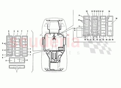 Part Diagram for Lamborghini 001638094