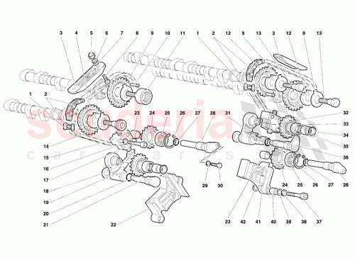 Part Diagram for Lamborghini 001225448