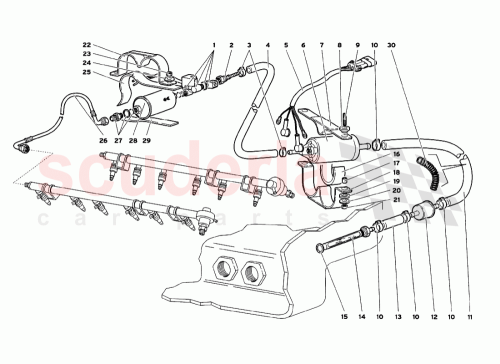 Part Diagram for Lamborghini 006138349
