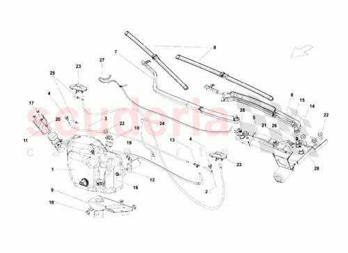 Part Diagram for Lamborghini 402955023A