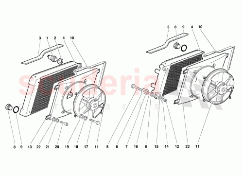 Part Diagram for Lamborghini 001731549