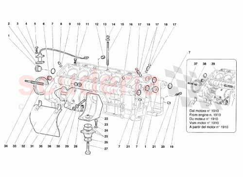 Part Diagram for Lamborghini 008931209