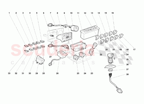 Part Diagram for Lamborghini 006035498
