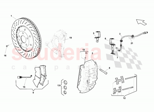Part Diagram for Lamborghini 420615301D