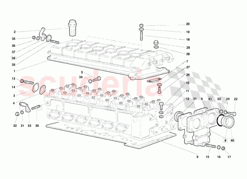 Part Diagram for Lamborghini 001121252