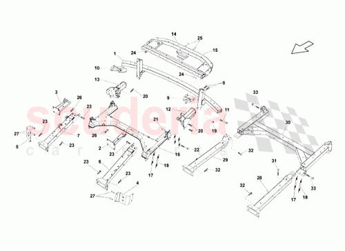 Part Diagram for Lamborghini 407813087A