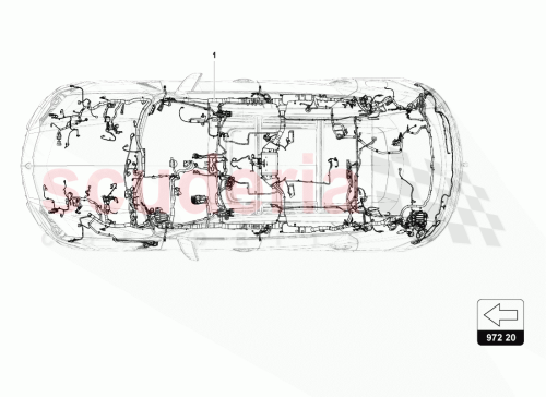 Part Diagram for Lamborghini 4ML974088