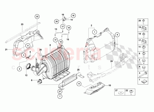 Part Diagram for Lamborghini 470251051D