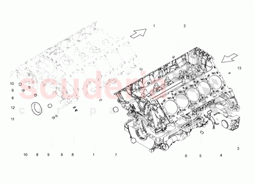 Part Diagram for Lamborghini 07L103011R