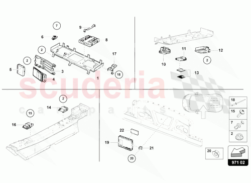 Part Diagram for Lamborghini 4S0907376E
