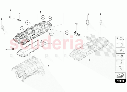 Part Diagram for Lamborghini N91199901