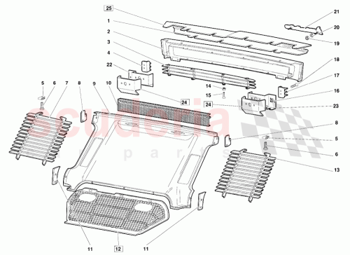 Part Diagram for Lamborghini 009430138
