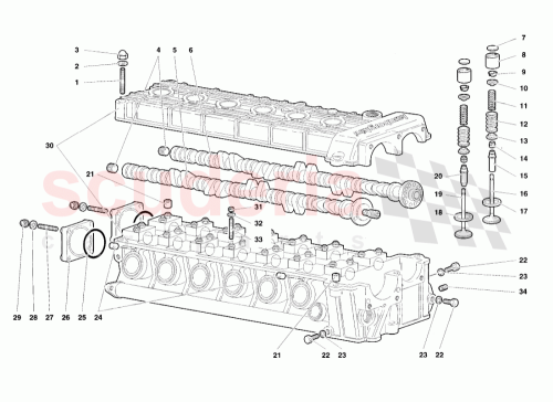 Part Diagram for Lamborghini 0012001311