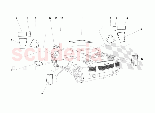Part Diagram for Lamborghini 408863895