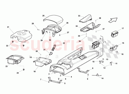 Part Diagram for Lamborghini 400867233A