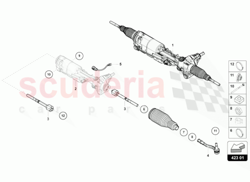Part Diagram for Lamborghini 1K0423933