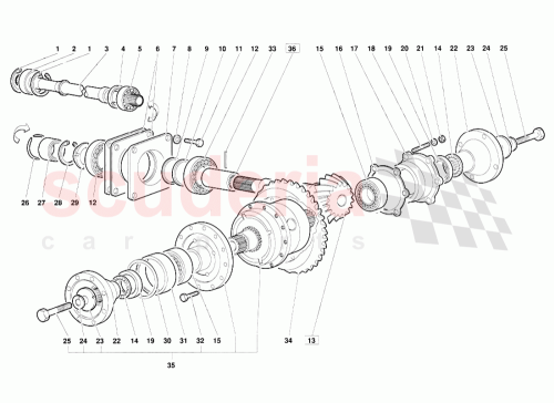 Part Diagram for Lamborghini 002331911