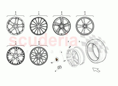 Part Diagram for Lamborghini 400601017AL