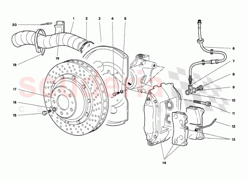 Part Diagram for Lamborghini 008954207