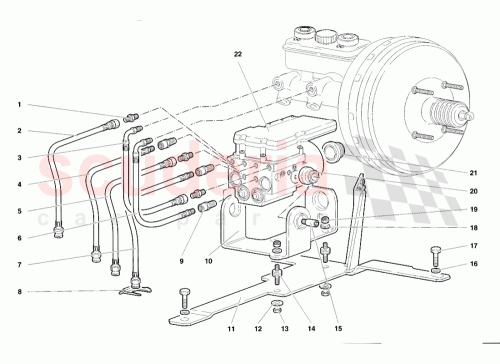 Part Diagram for Lamborghini 0032001507