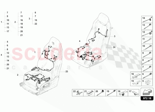 Part Diagram for Lamborghini 4ML971366B