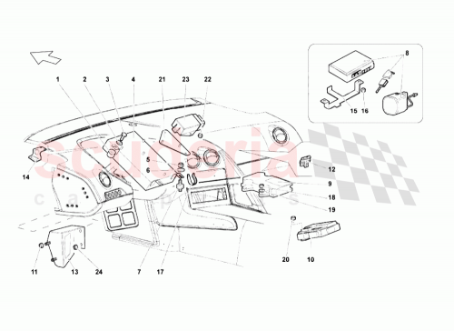 Part Diagram for Lamborghini N206253
