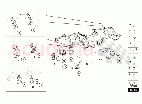 Part Diagram for Lamborghini 423880670