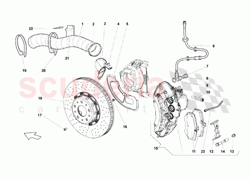 Part Diagram for Lamborghini 410615106T