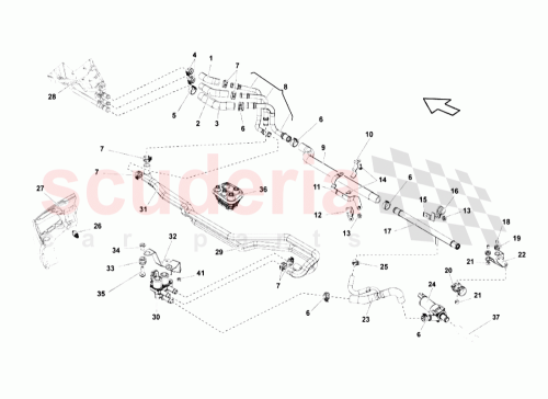 Part Diagram for Lamborghini 400819373A