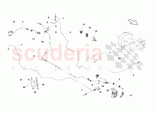 Part Diagram for Lamborghini 407611931C