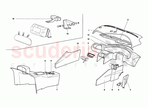 Part Diagram for Lamborghini 0069007815
