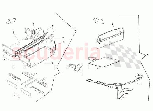 Part Diagram for Lamborghini 408863648F