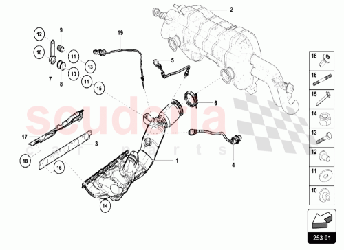 Part Diagram for Lamborghini 4S0906262G