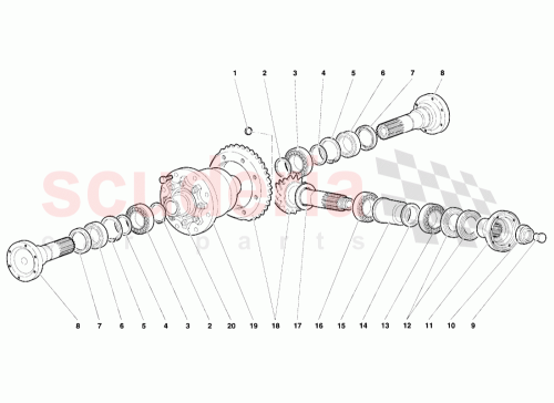 Part Diagram for Lamborghini 45Y8Q1320