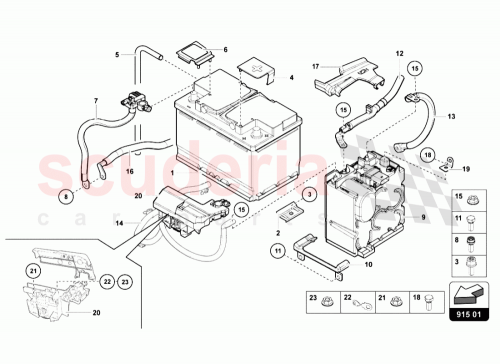 Part Diagram for Lamborghini 470971417B