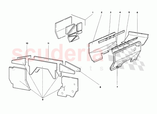 Part Diagram for Lamborghini 310132071