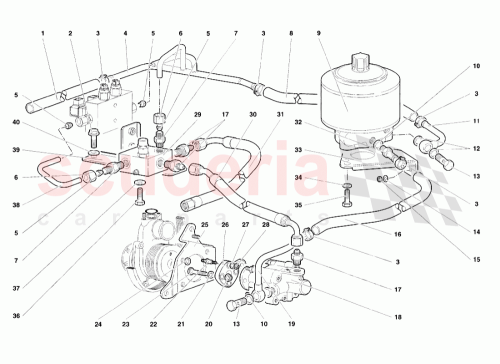 Part Diagram for Lamborghini 004037387