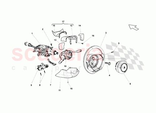 Part Diagram for Lamborghini 400419091A