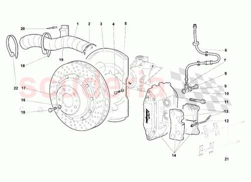 Part Diagram for Lamborghini 410615301