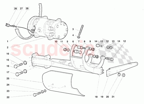 Part Diagram for Lamborghini 006131992