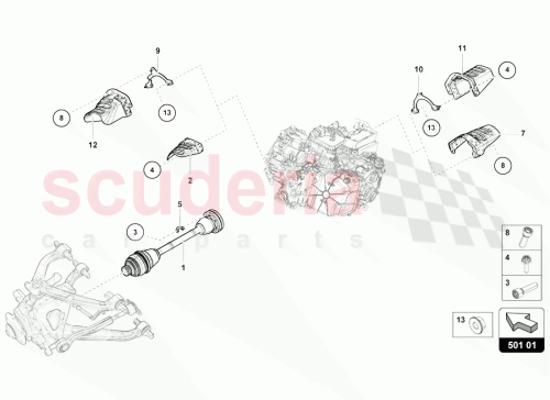 Part Diagram for Lamborghini 4T0301328