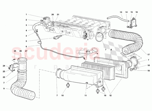 Part Diagram for Lamborghini 0013001216