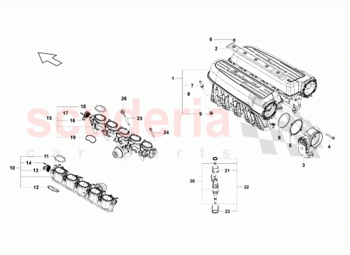 Part Diagram for Lamborghini 06E998907B