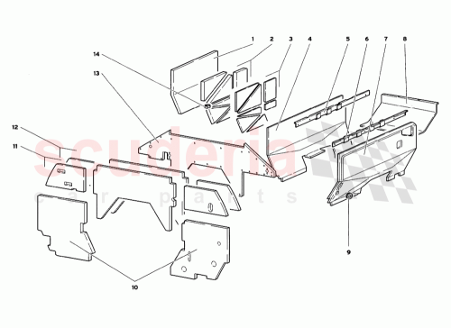 Part Diagram for Lamborghini 310132003
