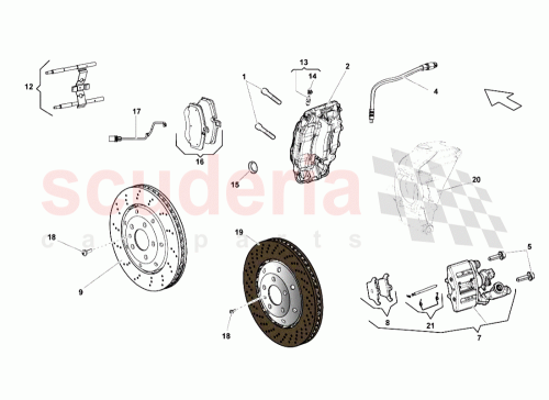 Part Diagram for Lamborghini 420615403B